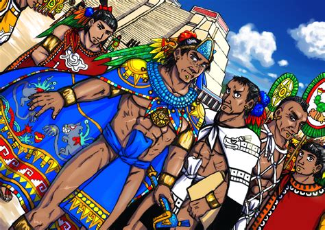 Tlatoani and generals, around 1500 | Aztec warrior, Warrior fashion ...