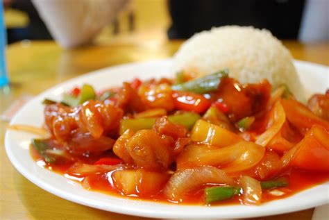 Sweet and Sour Chicken on Rice - Spicy Noodle AUD8.90 | Flickr