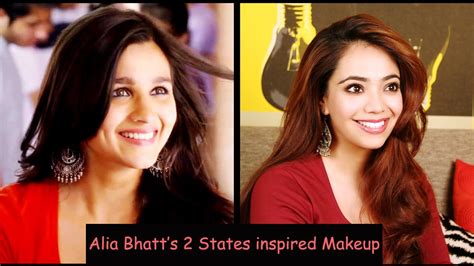 Alia Bhatt 2 States inspired Makeup (Hindi) - YouTube