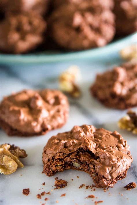 Chocolate Meringue Cookies - Simply Home Cooked