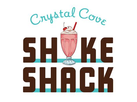 Crystal Cove Shake Shack Merch Logo by kathy kikkert on Dribbble