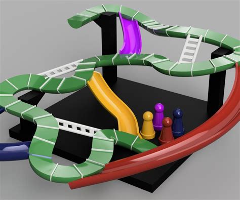 3d Snakes and Ladders : 17 Steps - Instructables