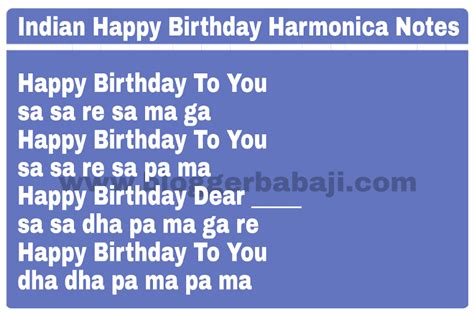 numbered happy birthday harmonica notations(notes,key,tabs) | Song notes, Harmonica, Notations