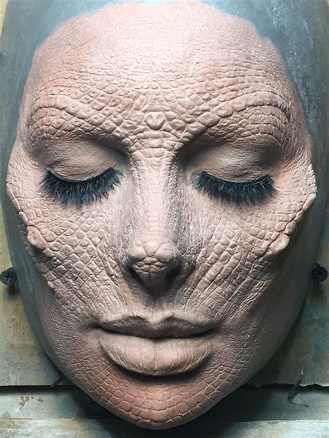 Female Mermaid/Reptilian sculpt in clay. | Prosthetic makeup, Makeup, Prosthetics