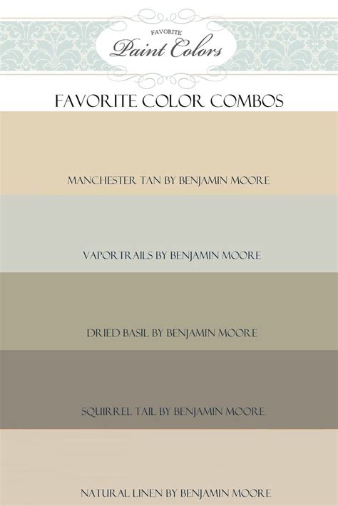 Benjamin Moore Manchester Tan Coordinating Colors - Councilnet