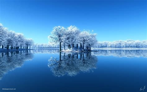 Blue Winter Lake Wallpapers - Wallpaper Cave