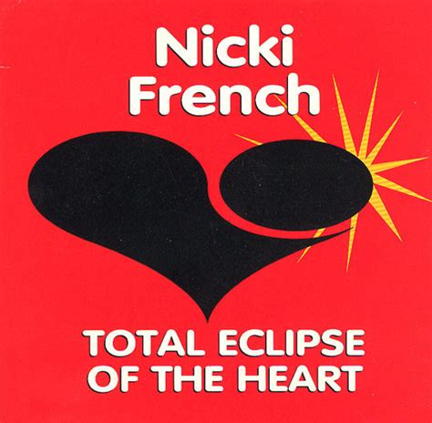 Nicki French - Total Eclipse Of The Heart (1995, CD) | Discogs