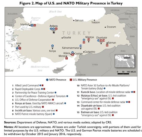 Map of US/NATO presence in Turkey : r/Turkey