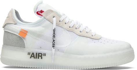 Off‑White x Nike Air Force 1 Low 'The Ten' - AO4606-100 - Novelship