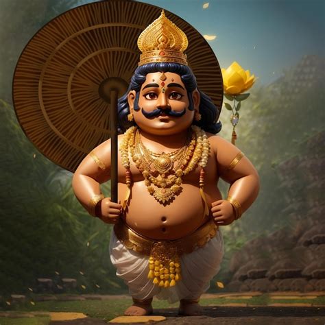 Festival Onam Mahabali | Premium AI-generated image