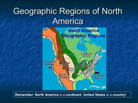 Geographic Regions of North America