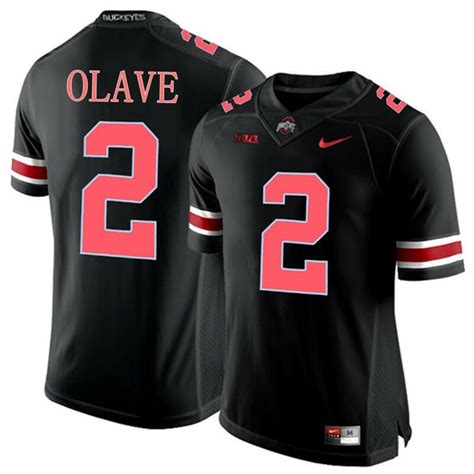 Ohio State Buckeyes #2 Chris Olave NCAA College Football Jersey Black ...