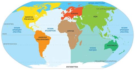 Ile jest kontynentów na Ziemi? Kontynenty świata - mapa