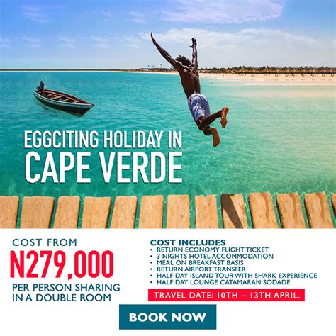 Book affordable Vacation Packages from Nigeria to any destination