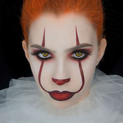 Glam Girl Pennywise Makeup | Halloween makeup clown, Halloween makeup ...