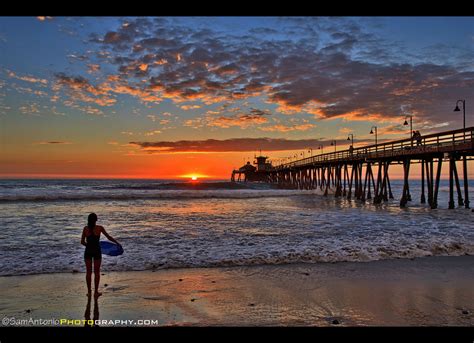 Sunset Watcher at the Imperial Beach Pier | Imperial beach, Imperial ...