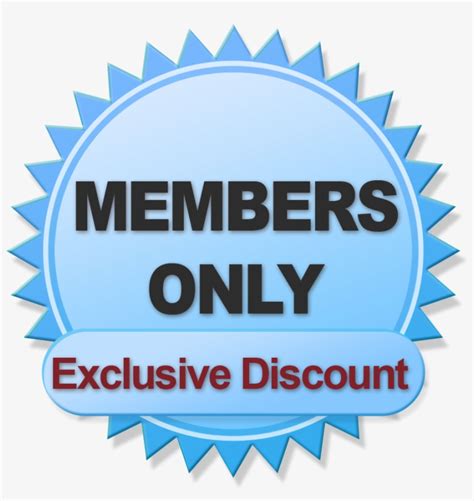 Member Discount Transparent PNG - 939x917 - Free Download on NicePNG