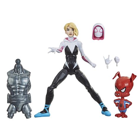 Hasbro Marvel Legends Into the Spider-Verse Gwen Stacy and Spider-Ham ...