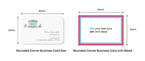 Business Card Size & Dimensions, Standard Business Cards Sizes in mm & cm UK | instantprint