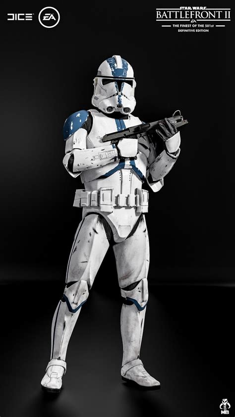 ArtStation - 501st Clone Trooper - Star Wars Battlefront 2 mod, Iosif Puia | Star wars images ...