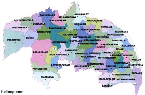 Land Rates in Krishna - Guntur District Mandals 2014 - Hello AP and Telangana