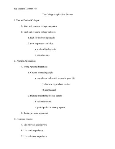 APA Outline - Examples, Format, How to writ, PDF