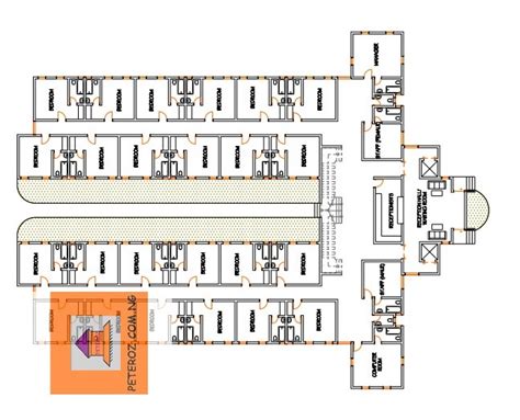 5 Astounding Hotel Building Floor Plan Designs