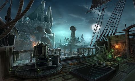 NIGHTMARES FROM THE DEEP Fantasy Adventure Mmo Online Dark Horror Game Nightmares Deep Pirate (3 ...