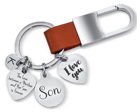 Personalized Son Keychain Gifts for son from mother Son | Etsy | Son ...