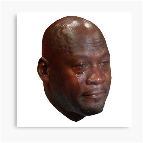 "CRYING JORDAN" Metal Print for Sale by NoahhMcLovin10 | Redbubble