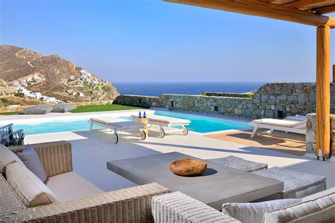 Greek-Mediterranean Style Villa In Mykonos With Modern Charm