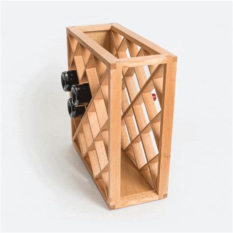 This Wine Rack Will Make You Question Your Eyesight | Cool wine racks, Wooden wine rack, Wine ...