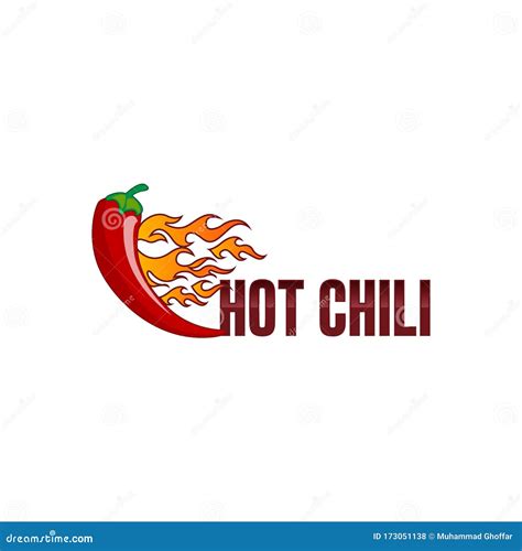 Hot Chilli Logo Food Label or Sticker. Concept for Farmers Market ...