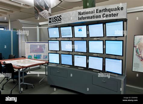 Inside the National Earthquake Information Center, United States ...