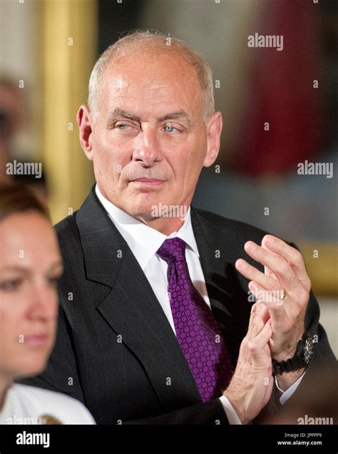 White House Chief of Staff General John Kelly applauds after United ...