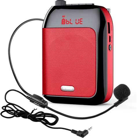 ZILOU Voice Amplifier for Teachers Portable Microphone Portable Voice Speaker Amplifier for ...