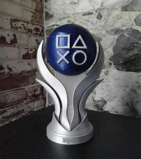 Archivo STL New PS5 Platinum Trophy 🆕・Diseño para descargar y imprimir en 3D・Cults