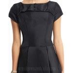 Australia Formal Dresses Cocktail Dress Party Dress Black A-line Scoop Tea-length Taffeta Formal ...