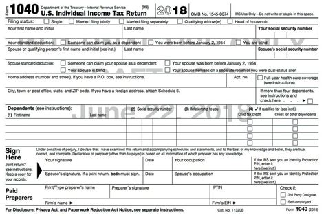 The IRS Shrinks The 1040 Tax Form But The Workload Stays | 1040 Form Printable