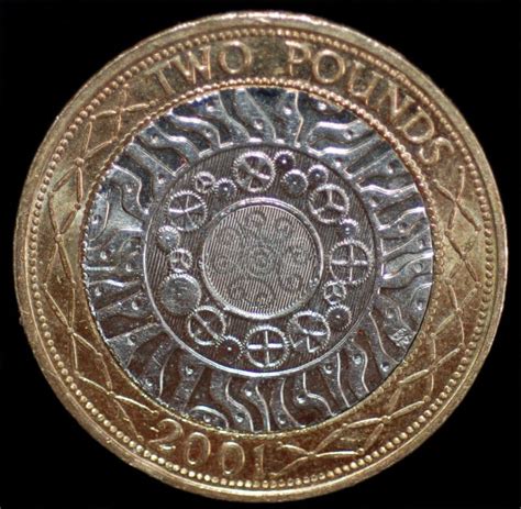 A British 2 Pound Coin stock photo. Image of crunch, currency - 4919754