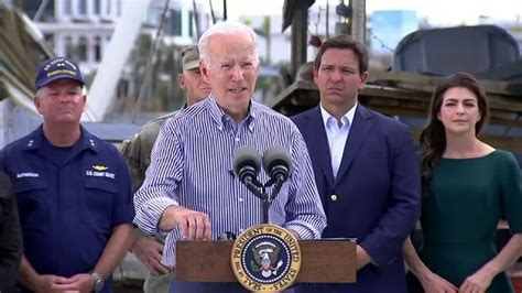 Florida Hurricane Ian: President Joe Biden meets with Governor Ron DeSantis as he surveys storm ...