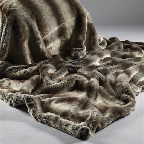 Alaskan Rabbit Faux Fur Throw/Blanket - Home & Lifestyle from The Luxe Company UK