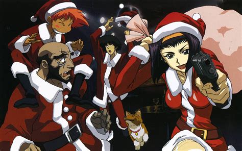 Download Cowboy Bebop Anime Christmas Wallpaper | Wallpapers.com