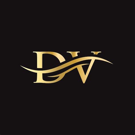 Premium Vector | Modern DV Logo Design for business and company ...