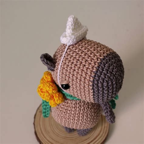 Bruna the capybara amigurumi pattern - Amigurumi.com