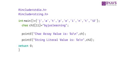 String in C | Introduction to String in C Notes