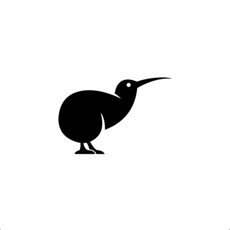 Bird Illustrator Silhouette PNG Free, Kiwi Bird Logo Vector Icon Design Illustration, Logo Icons ...