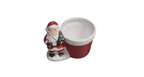 STL file Santa flower pot or candle holder 🎅・Model to download and 3D print・Cults