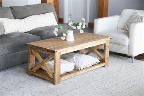 Square Farmhouse Coffee Table Plans / Pin On Craftique : Get the free plans to build this easy ...