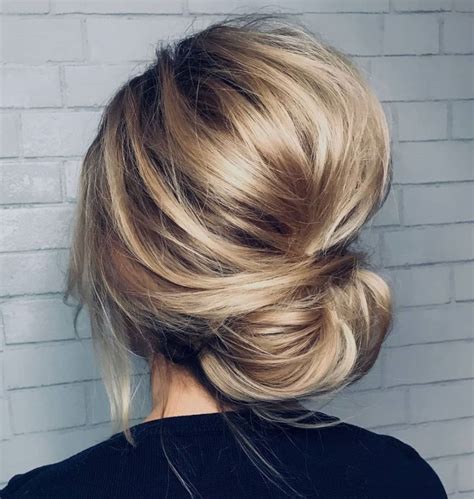 Bouffant Updo With Bangs | Updos for medium length hair, Medium length ...